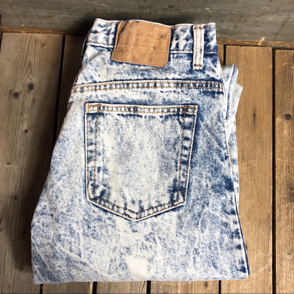 Vintage High Waisted Gap Acid Wash Jeans - Picture 1 of 4